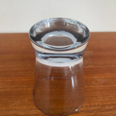Nuutajarvi Saara Hopea Glass 1136 M ライトブルー