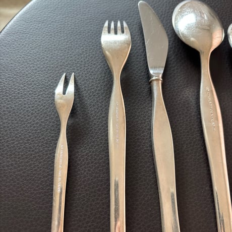Tapio Wirkkala "Tapio" 1957 Kurtakeskus oy Silver plate タピオ  ヴィルッカラカトラリーセット❷