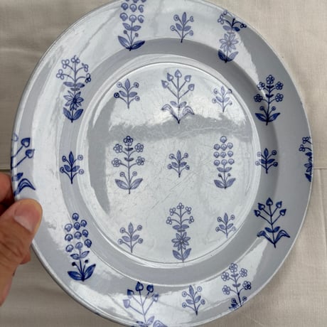 ARABIA Birger Kaipiainen "Tapestry" rimmed plate❷