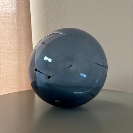 1960 Timo Sarpaneva iittala "Aurinkopallo/Sun Ball" 15cm Blue