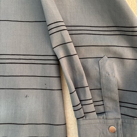 ▲VUOKKO stripe wool coat