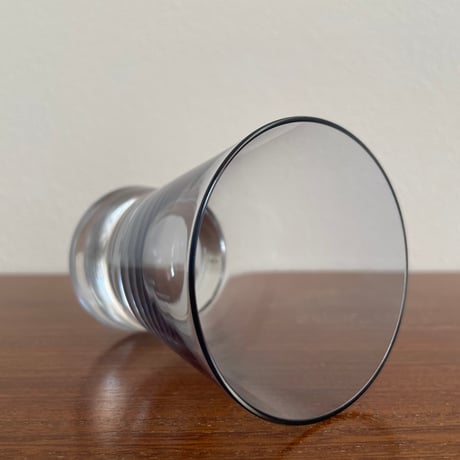 Nuutajarvi Saara Hopea Glass 1136 M ライトブルー