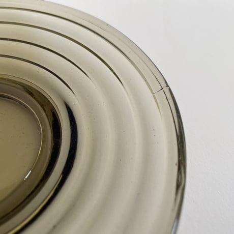 1930-40's Aino Aalto "Bolgeblick" Glass Plate smoke karhula ❶