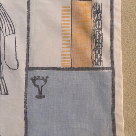 1955 Printex(Marimekko) "Muksunhylly" Vuokko Eskolin Cut cloth