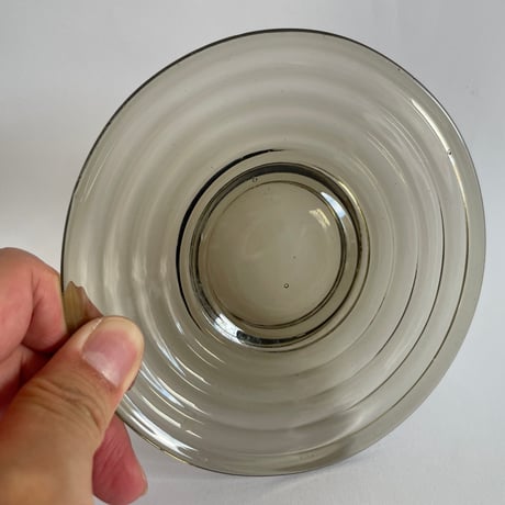 1930-40's Aino Aalto "Bolgeblick" Glass Plate smoke karhula ❸