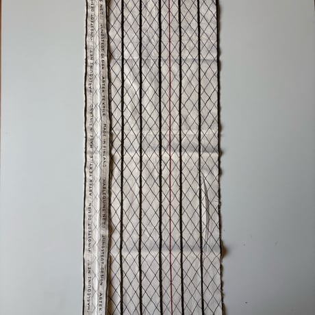 ▲artek Vintage textile "HARLEQUINS NET" KURT JUNGSTEDT