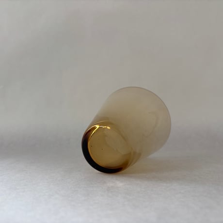 Kaj Franck Tumbler 2744 Nuutajarvi Yellow/Brown