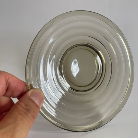 1930-40's Aino Aalto "Bolgeblick" Glass Plate smoke karhula ❹