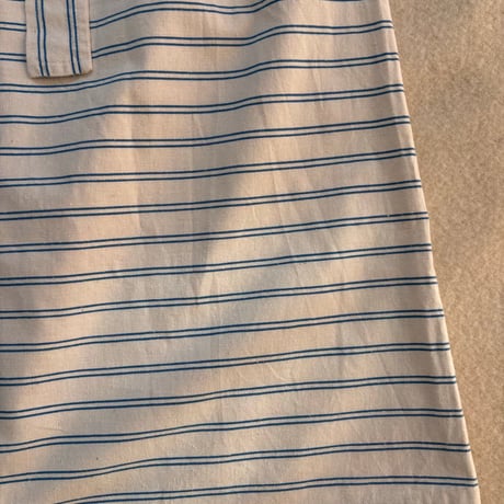 VUOKKO Skirt  White/Blue Horizontal stripe