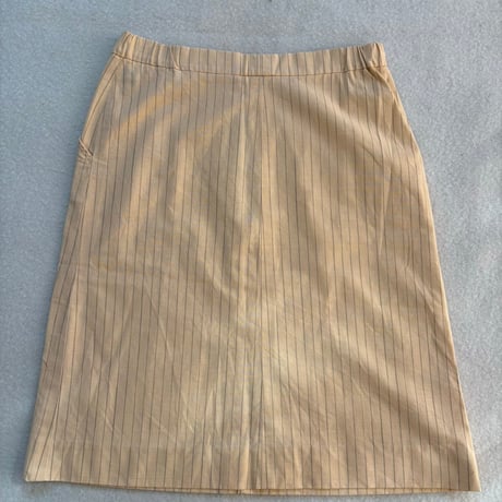Marimekko Skirt Orange Stripe
