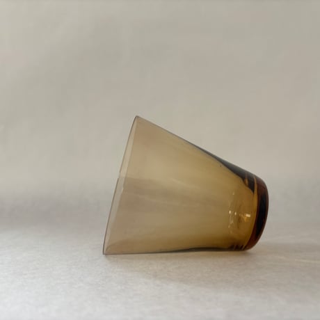 Kaj Franck Tumbler 2744 Nuutajarvi Yellow/Brown