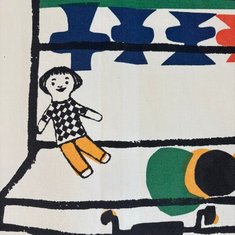 1955 Printex(Marimekko) "Muksunhylly" Vuokko Eskolin