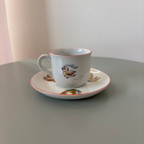 1937 Arabia Finland "Snow White"  Cup&saucer❶