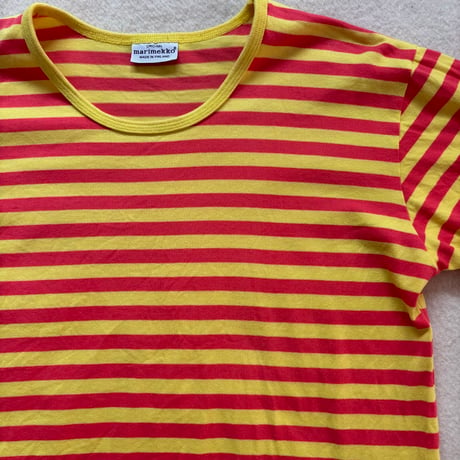 Marimekko Tasaraita Red/Yellow S