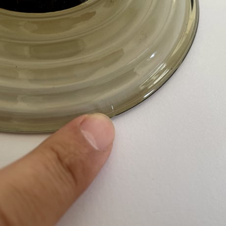 1930-40's Aino Aalto "Bolgeblick" Glass Plate smoke karhula ❶