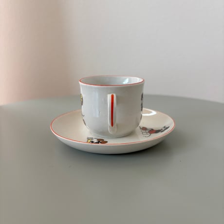 1937 Arabia Finland Disney "Micky Mouse" Cup&Saucer❷