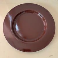 Finel/ARABIA/Wärtsilä Enamel Rim Plate "Emma" Brown❷