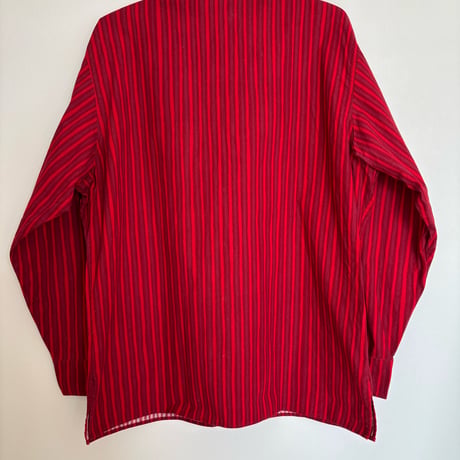 Marimekko Jokapoika stripe shirts Red×Wine 38