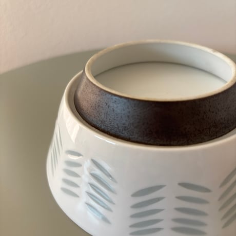 ARABIA Friedl.H.Kjellberg "Riisi/Rice" Bowl ceramic foot ver.