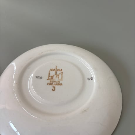 ▲1937 Arabia Finland "Snow White" Kids Cup&saucer❷