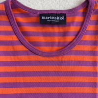Marimekko Tasaraita Orange/Purple S