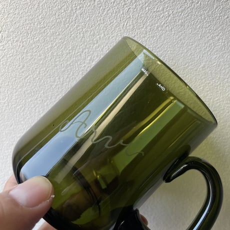 iittala Kaj Fianck "TUPA" Glass mug cup