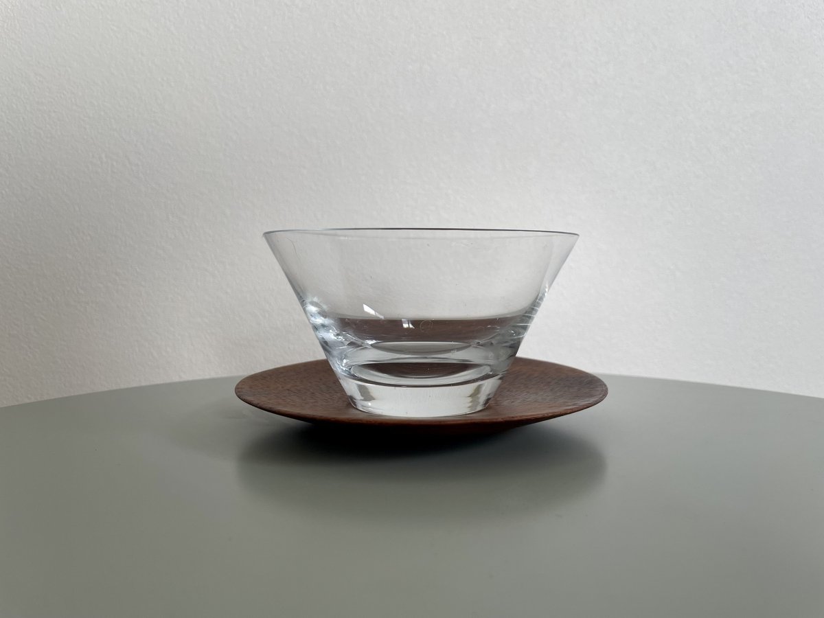 Kaj Franck Nuutajarvi Finland Dessert Glass Bow