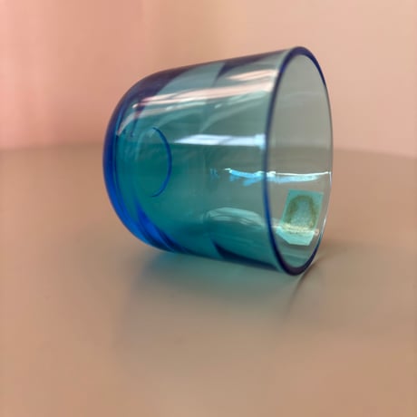 Kaj Franck "Fasetti" Nuutajarvi glass Blue❷ カイフランク ヌータヤルヴィ ファセッティ