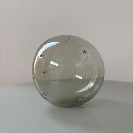 1960 Timo Sarpaneva iittala "Aurinkopallo/Sun Ball" 10cm Gray