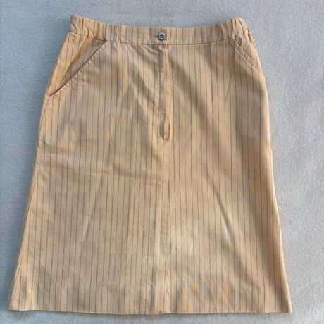 Marimekko Skirt Orange Stripe