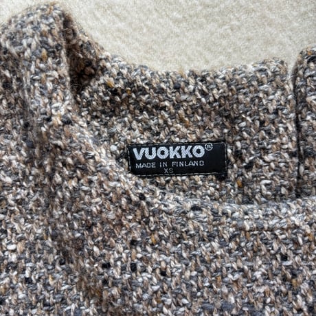 VUOKKO Wool onepiece mix gray