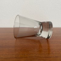 Nuutajarvi Saara Hopea Glass 1136 S グレー❶
