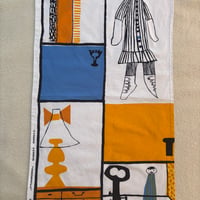 1955 Printex(Marimekko) "Muksunhylly" Vuokko Eskolin Cut cloth