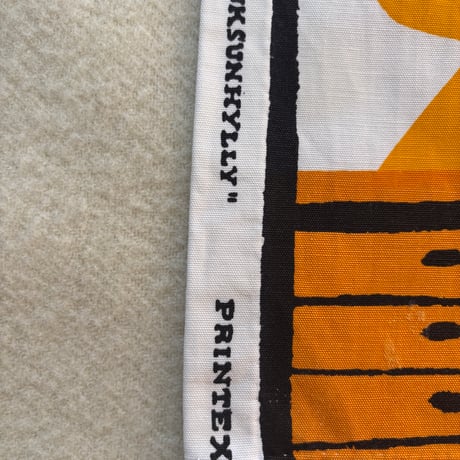 1955 Printex(Marimekko) "Muksunhylly" Vuokko Eskolin Cut cloth