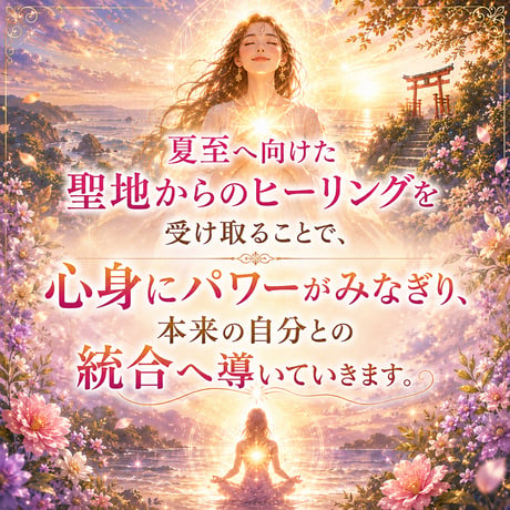 夏至に向けての内なる魂の目覚めのイニシエーションヒーリング21日間コース