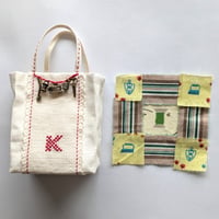 チャーム付きミニバッグ＆ピンクッション　KA050-6
