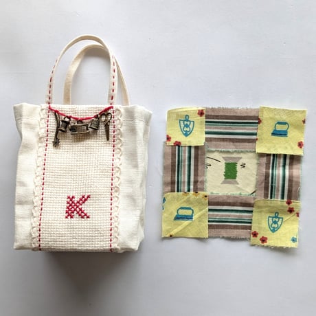 チャーム付きミニバッグ＆ピンクッション　KA050-6