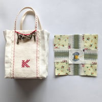チャーム付きミニバッグ＆ピンクッション　KA050-7