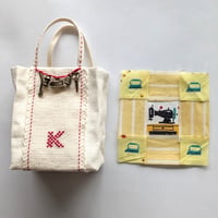 チャーム付きミニバッグ＆ピンクッション　KA050-5