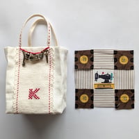 チャーム付きミニバッグ＆ピンクッション　KA050-2