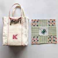 チャーム付きミニバッグ＆ピンクッション　KA050-10