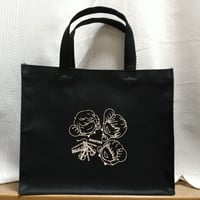 「Stand up!」ランチトートバッグ（ブラック）
