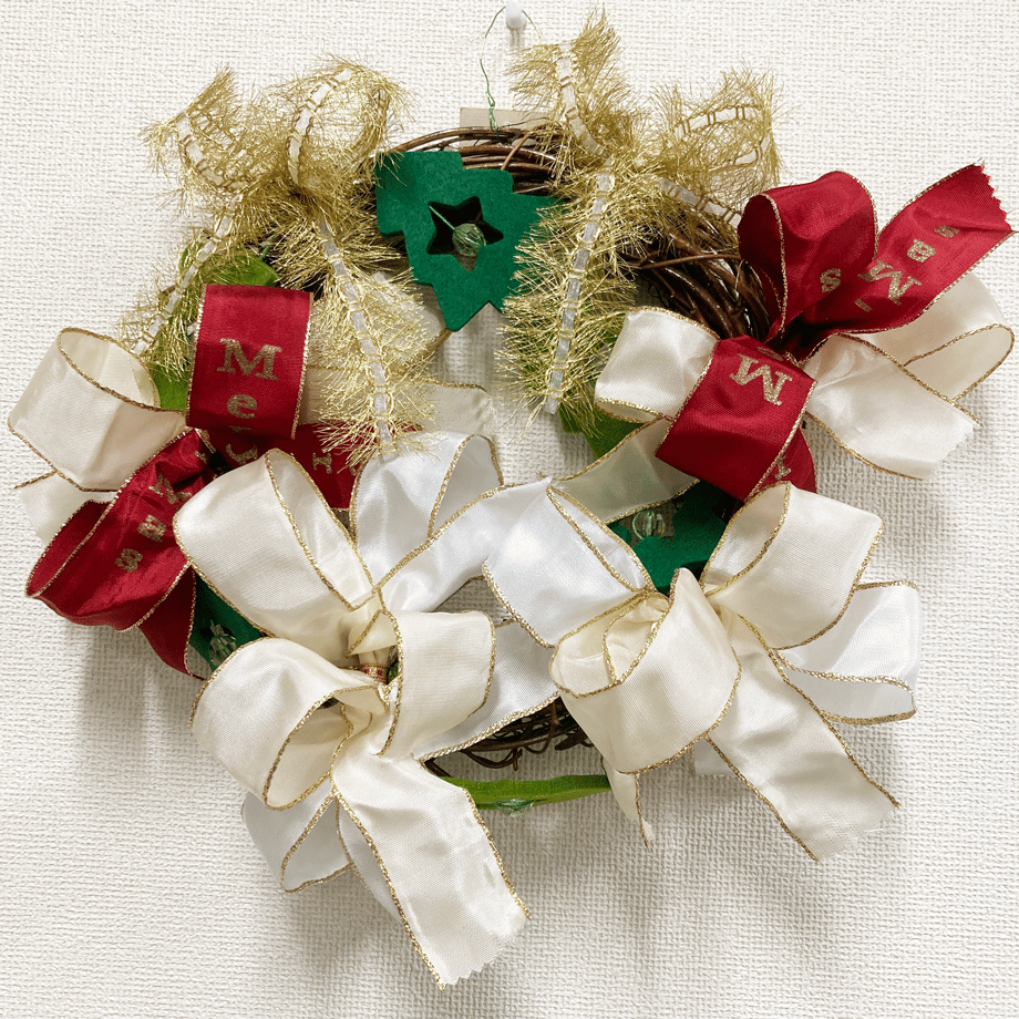 クリスマスリボンリースⅢ | アンバラージュ・ジャポン STORES店