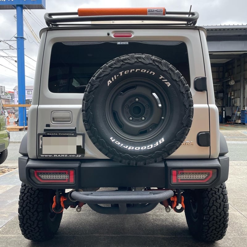 ジムニーJB64, JB74用 アピオ製 リア牽引フック・6mm厚（JB64/JB74