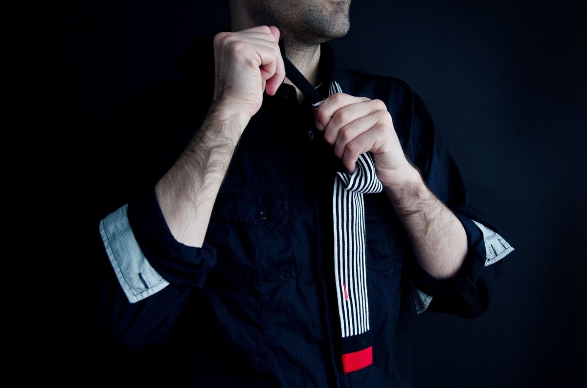 Italian Fashion Ties】スクエアエンド・ネクタイ（ストライプ 