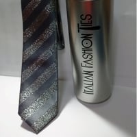 【Italian Fashion Ties】グリッター ストライプネクタイ