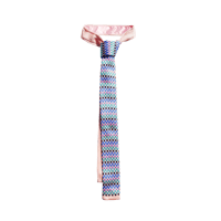 【Italian Fashion Ties】Cotton Candy　マルチカラーネクタイ（ピンク）