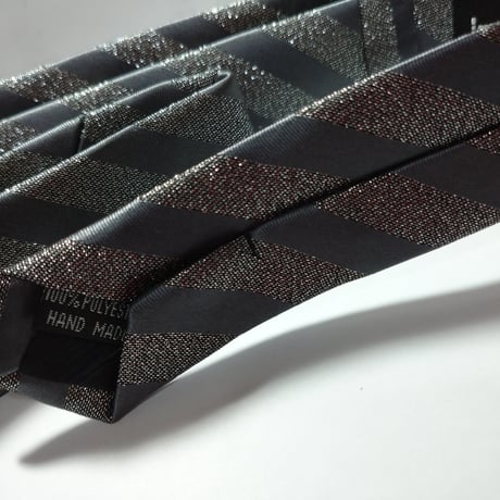 【Italian Fashion Ties】グリッター ストライプネクタイ
