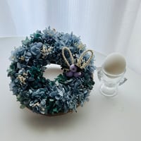 紫陽花リース