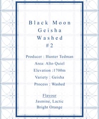 Black Moon Geisha Washed #2
